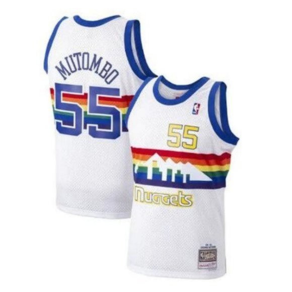 denver nuggets white jersey